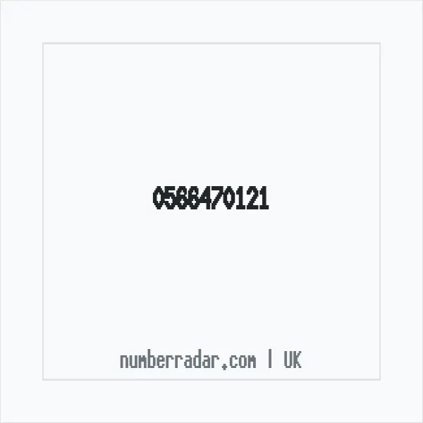 Reverse number check for +44 566470121 — who called me?