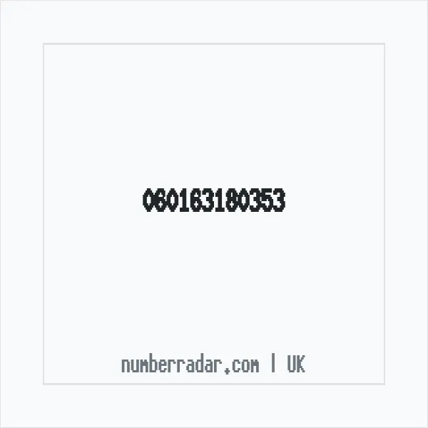 Reverse number check for +44 (6016) 318-035 — who called me?