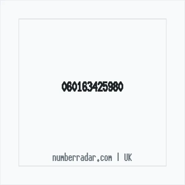 Reverse number check for +44 (6016) 342-598 — who called me?