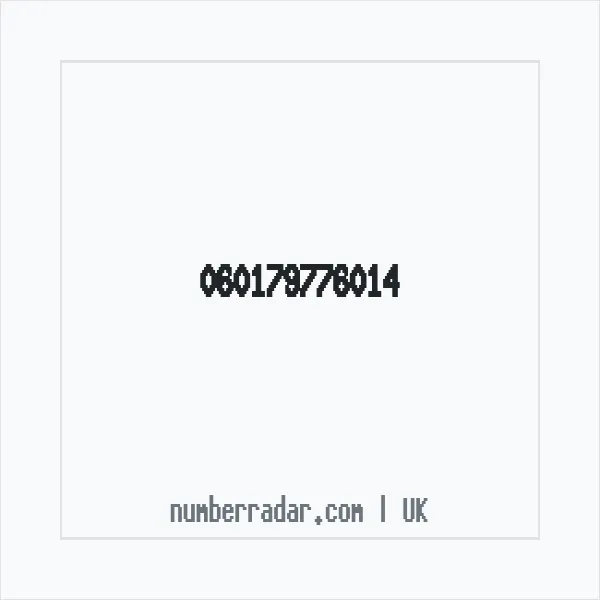 Reverse number check for +44 (6017) 977-601 — who called me?