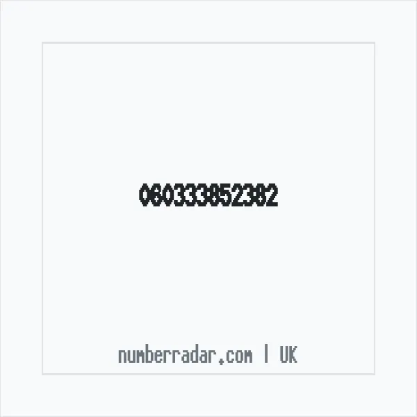Reverse number check for +44 (6033) 385-238 — who called me?