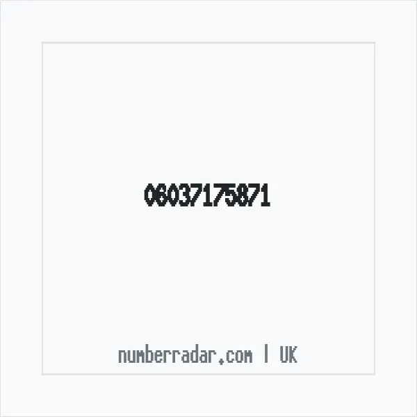 Reverse number check for +44 (6037) 175-871 — who called me?