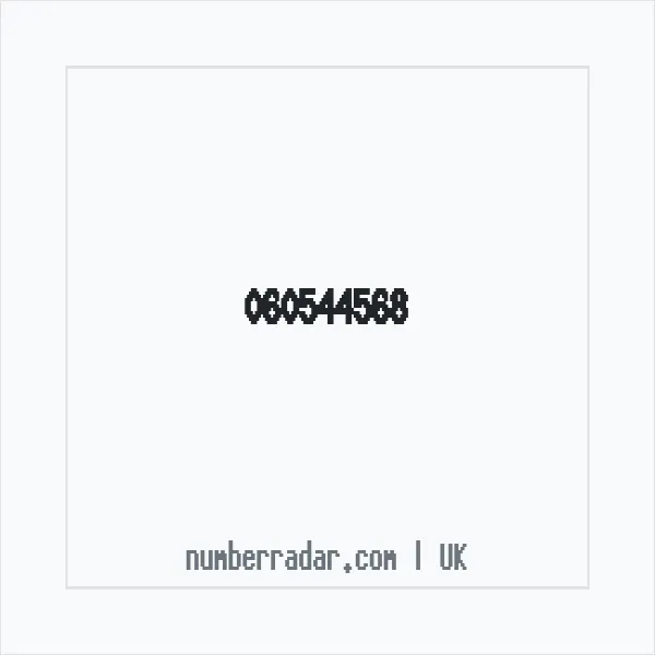 Reverse number check for +44 60544568 — who called me?