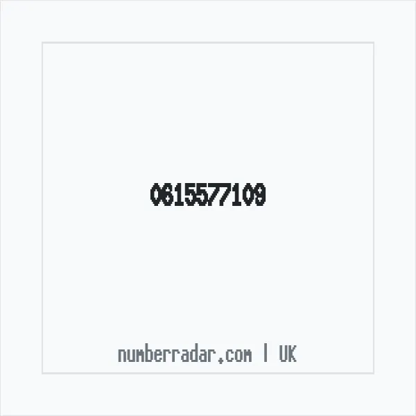 Reverse number check for +44 615577109 — who called me?
