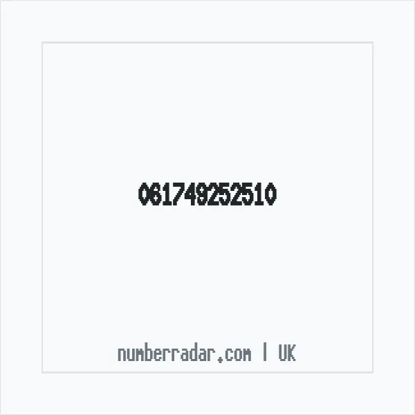 Reverse number check for +44 (6174) 925-251 — who called me?