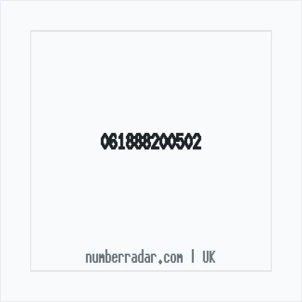 Reverse number check for +44 (6188) 820-050 — who called me?