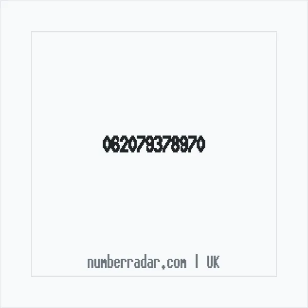 Reverse number check for +44 (6207) 937-897 — who called me?
