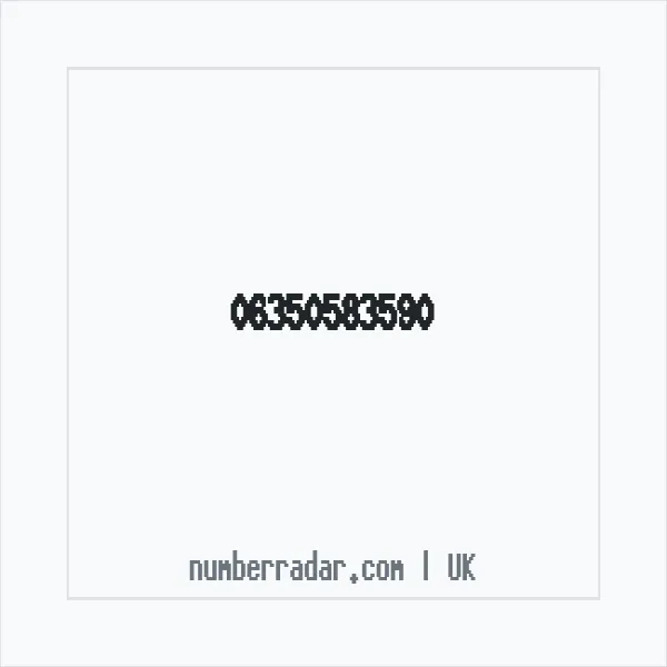 Reverse number check for +44 (6350) 583-590 — who called me?