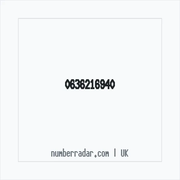 Reverse number check for +44 636216940 — who called me?