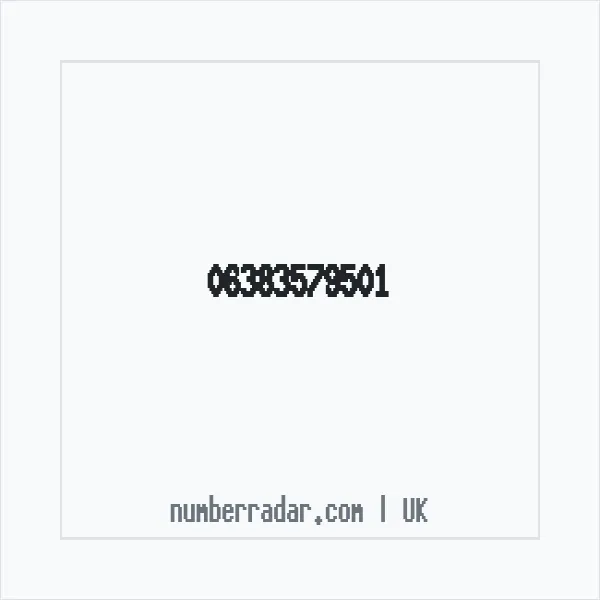 Reverse number check for +44 (6383) 579-501 — who called me?