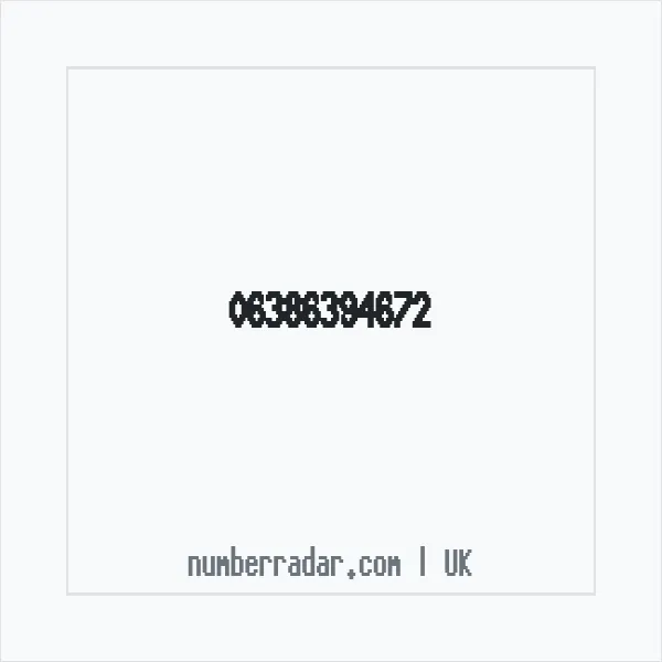 Reverse number check for +44 (6386) 394-672 — who called me?