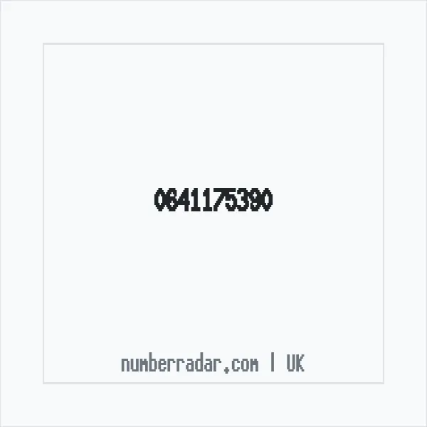 Reverse number check for +44 641175390 — who called me?