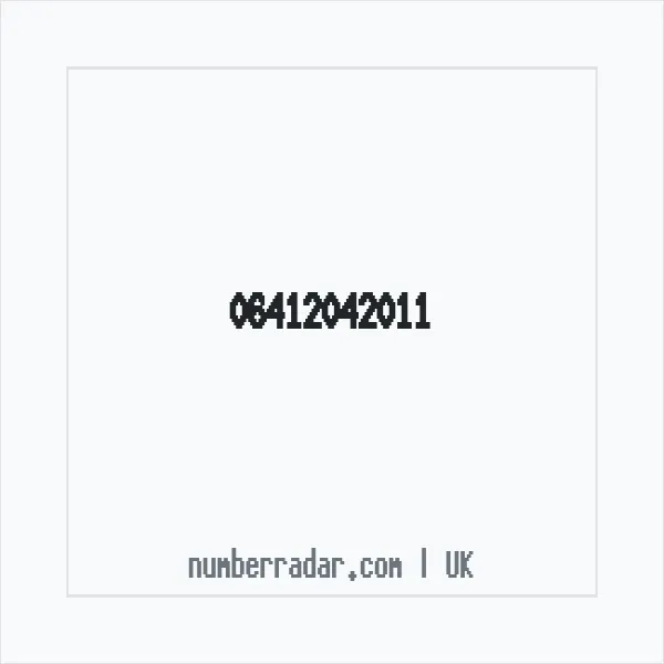 Reverse number check for +44 (6412) 042-011 — who called me?