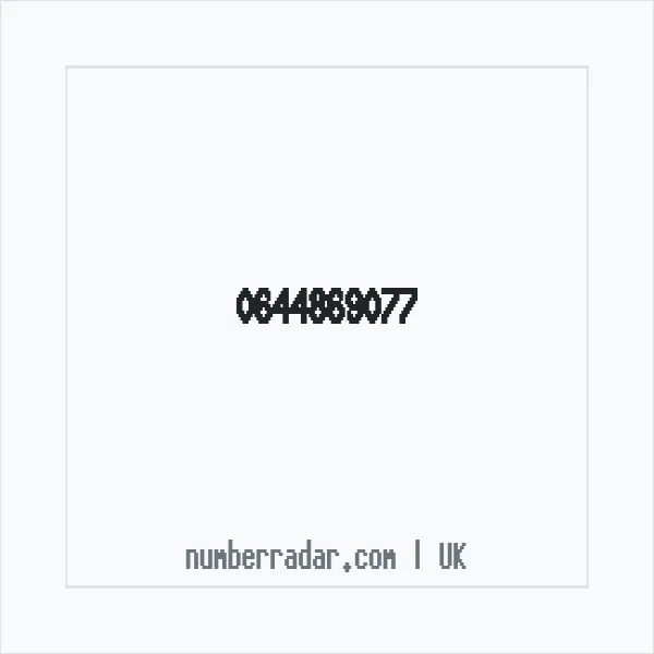 Reverse number check for +44 644869077 — who called me?