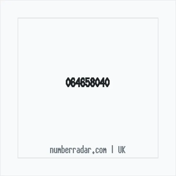 Reverse number check for +44 64658040 — who called me?