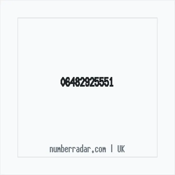 Reverse number check for +44 (6482) 925-551 — who called me?