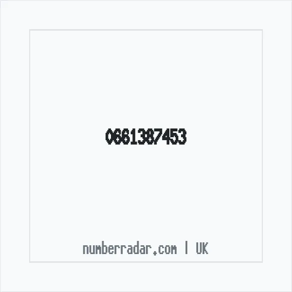 Reverse number check for +44 661387453 — who called me?