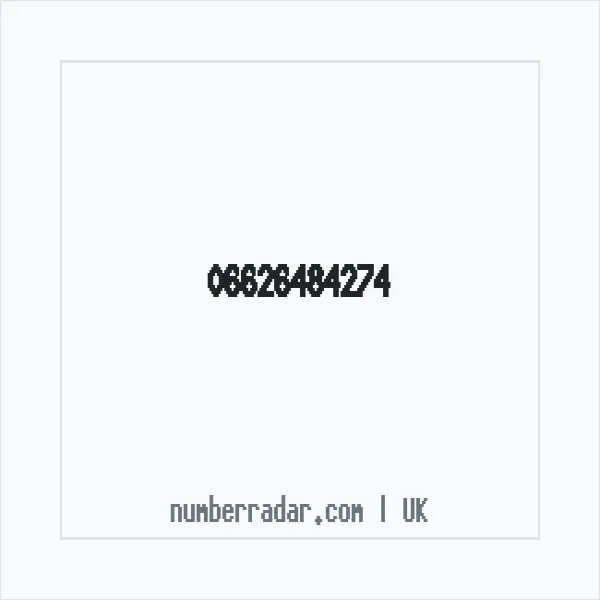Reverse number check for +44 (6626) 484-274 — who called me?
