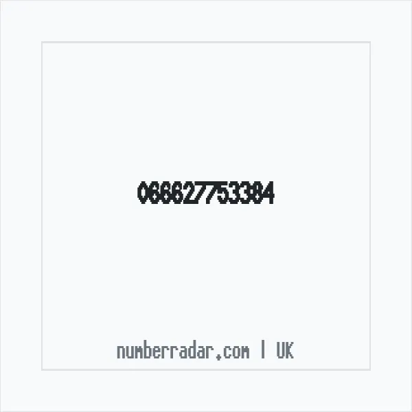 Reverse number check for +44 (6662) 775-338 — who called me?