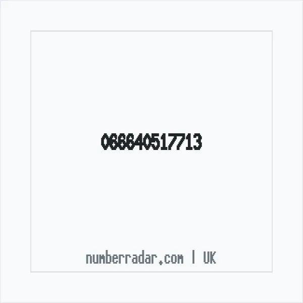 Reverse number check for +44 (6664) 051-771 — who called me?