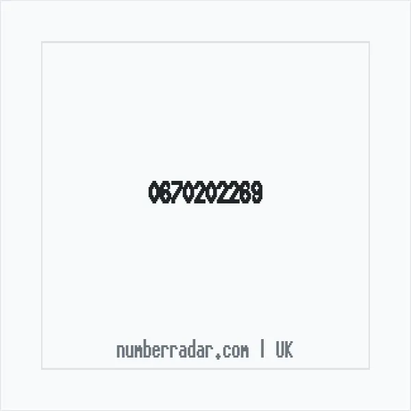 Reverse number check for +44 670202269 — who called me?