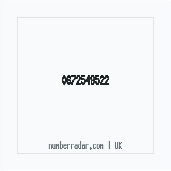 Reverse number check for +44 672549522 — who called me?