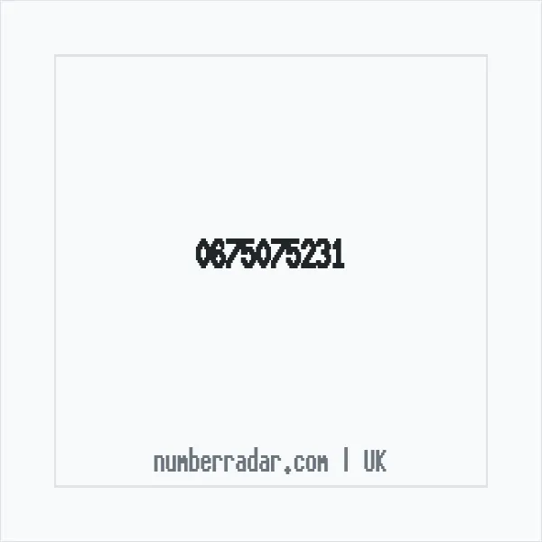 Reverse number check for +44 675075231 — who called me?