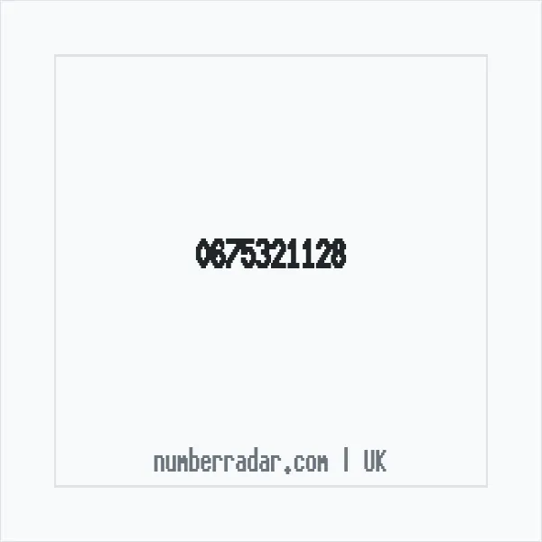 Reverse number check for +44 675321128 — who called me?