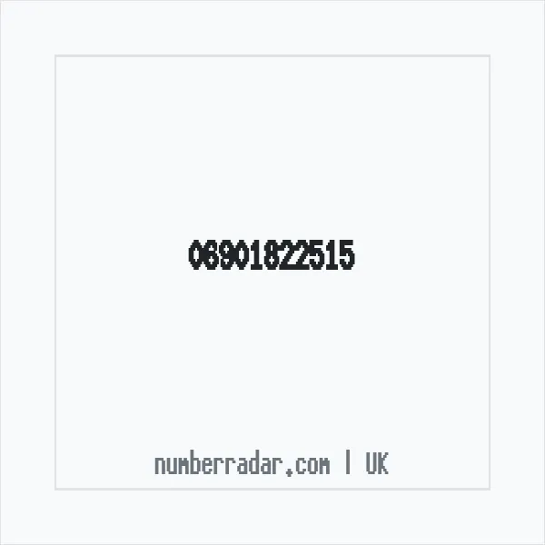 Reverse number check for +44 (6901) 822-515 — who called me?
