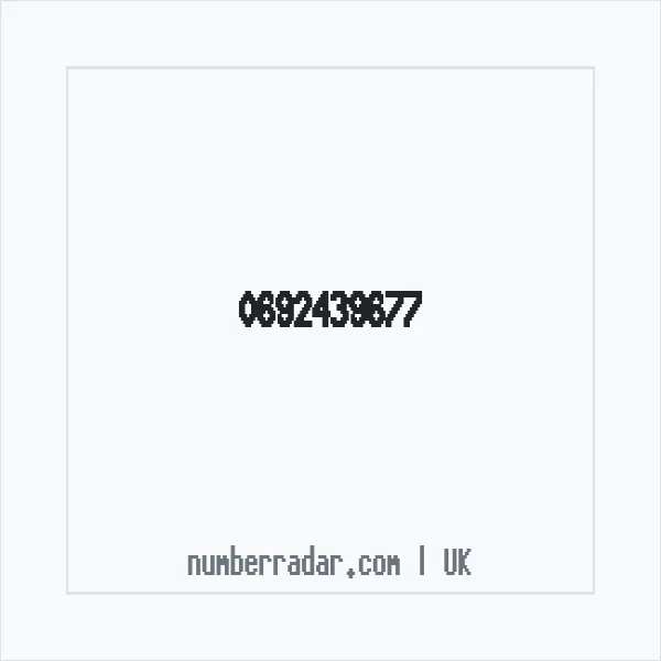 Reverse number check for +44 692439677 — who called me?