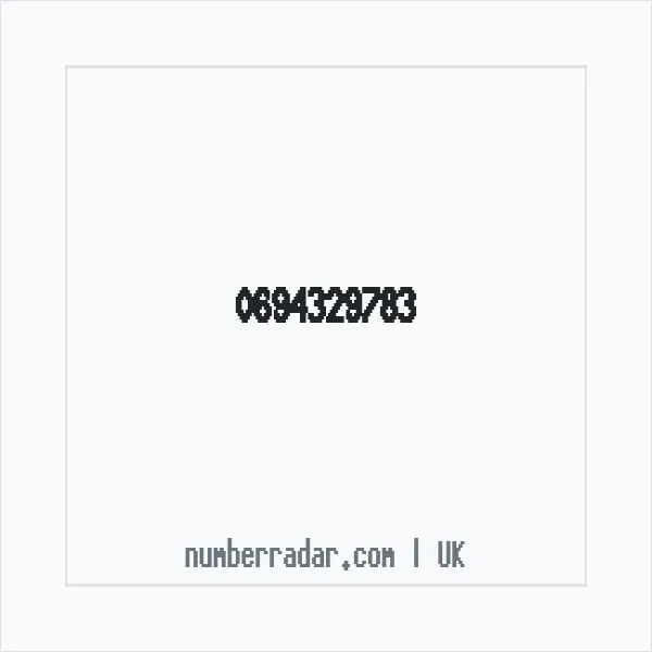 Reverse number check for +44 694329783 — who called me?