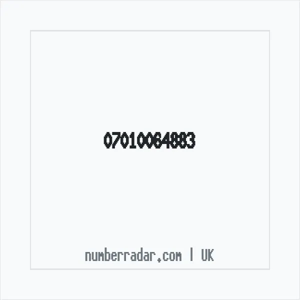 Reverse number check for +44 7010 064883 — who called me?