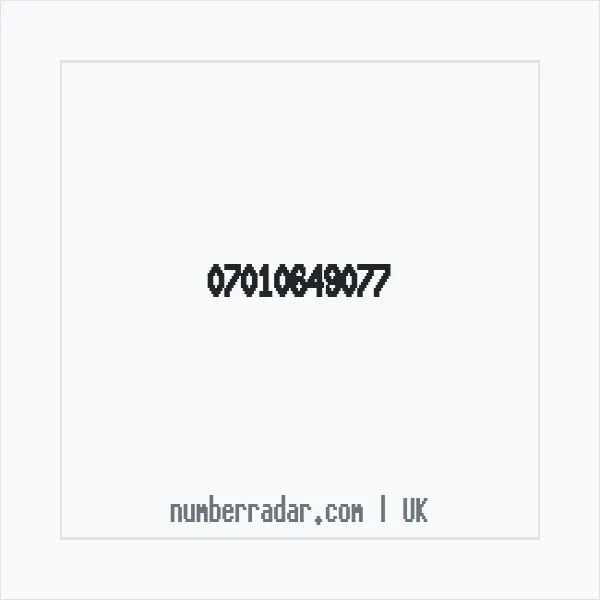 Reverse number check for +44 7010 649077 — who called me?