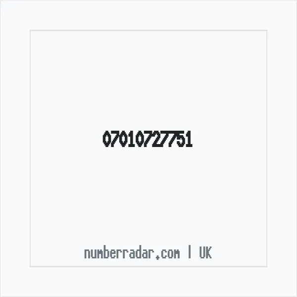 Reverse number check for +44 7010 727751 — who called me?