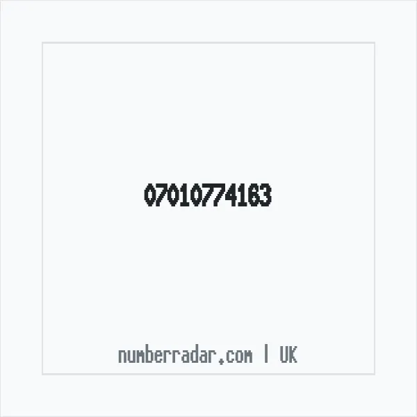 Reverse number check for +44 7010 774163 — who called me?