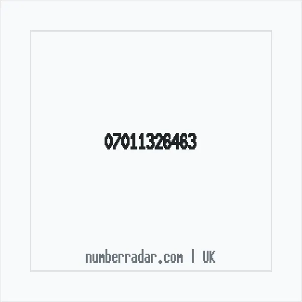 Reverse number check for +44 7011 326463 — who called me?