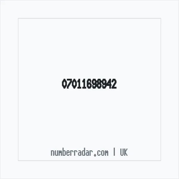 Reverse number check for +44 7011 698942 — who called me?