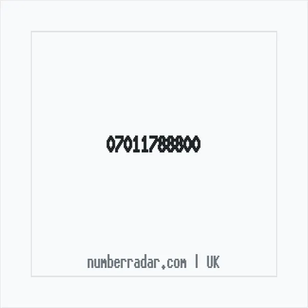 Reverse number check for +44 7011 788800 — who called me?