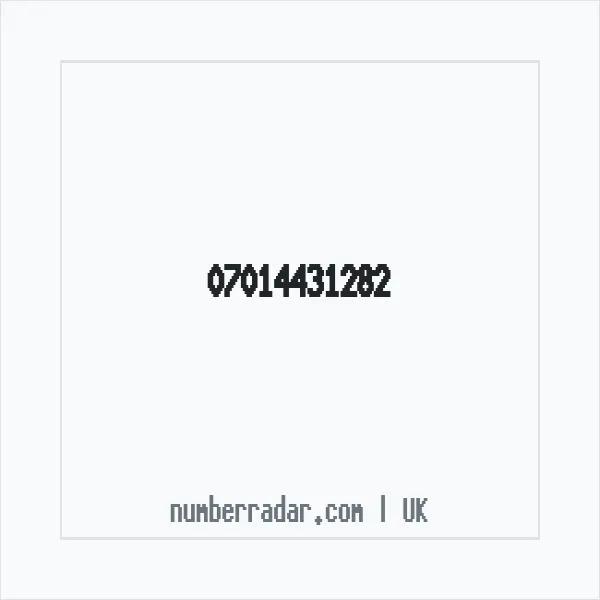 Reverse number check for +44 7014 431282 — who called me?
