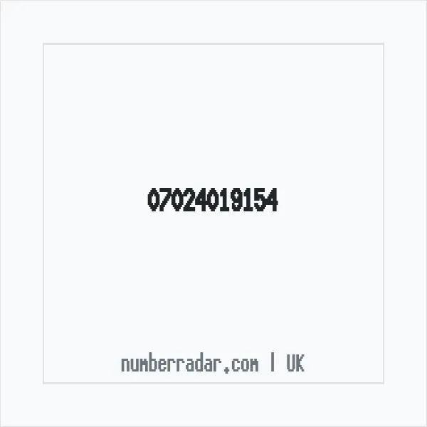 Reverse number check for +44 7024 019154 — who called me?