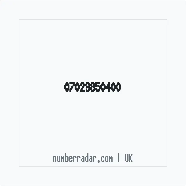 Reverse number check for +44 7029 850400 — who called me?