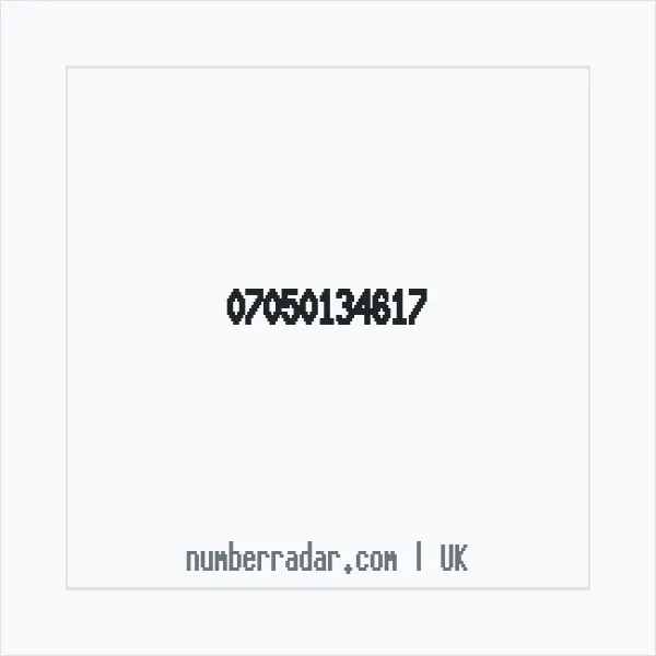 Reverse number check for +44 7050 134617 — who called me?