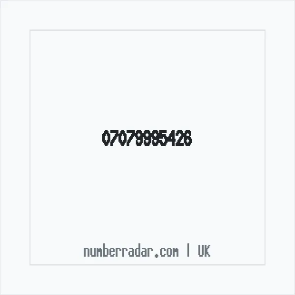 Reverse number check for +44 7079 995426 — who called me?