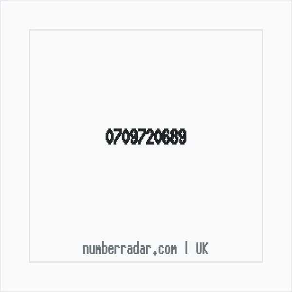 Reverse number check for +44 709720689 — who called me?
