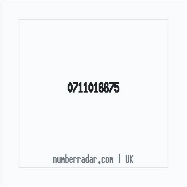 Reverse number check for +44 711016675 — who called me?