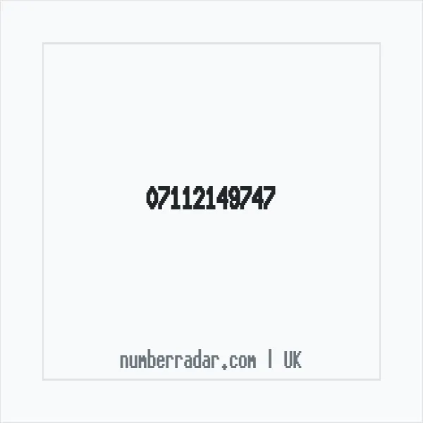 Reverse number check for +44 7112 149747 — who called me?