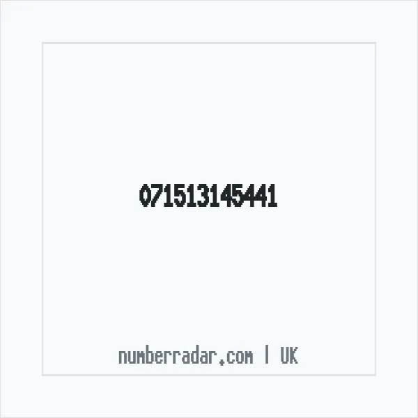 Reverse number check for +44 (7151) 314-544 — who called me?
