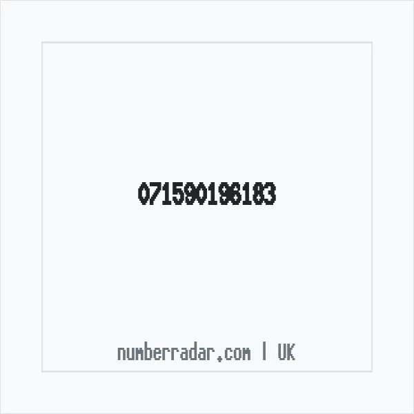 Reverse number check for +44 (7159) 019-618 — who called me?