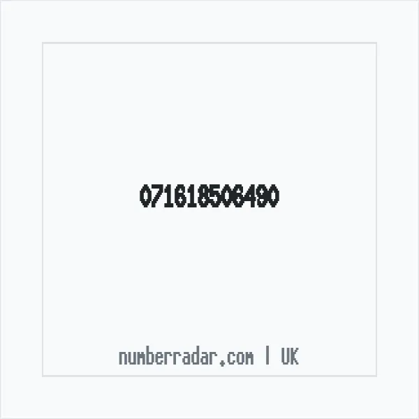 Reverse number check for +44 (7161) 850-649 — who called me?