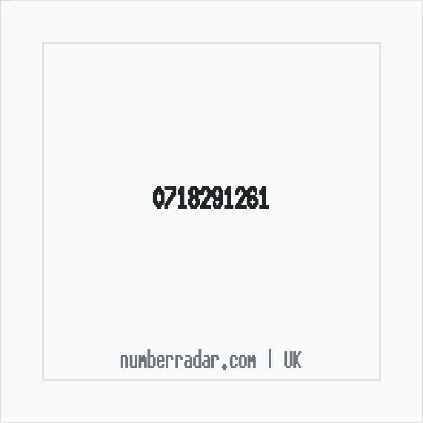 Reverse number check for +44 718291261 — who called me?
